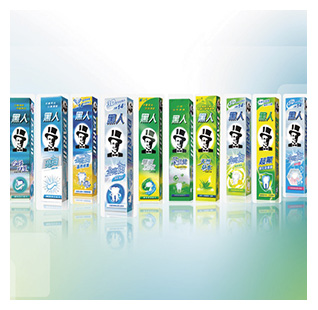 黑人牙膏系列包裝